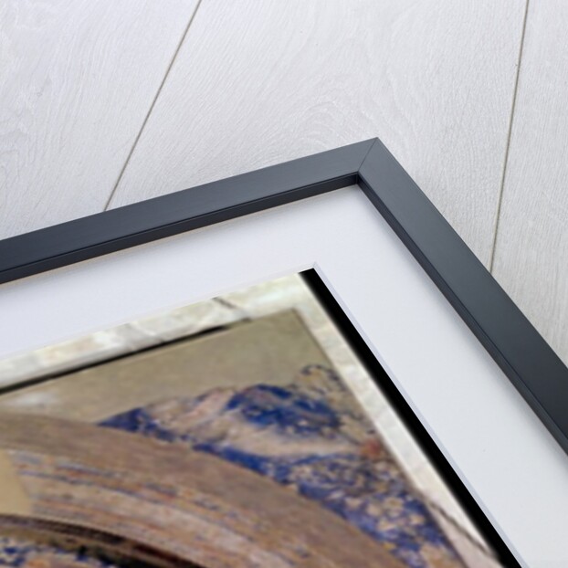 Tympanum depicting the Virgin of Humility with the Christ Child surrounded by angels, 1341 by Simone Martini