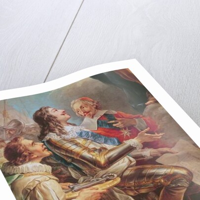 Louis XIII dedicating the Church of Notre-Dame-des-Victoires to the Virgin in 1629 by Carle van Loo