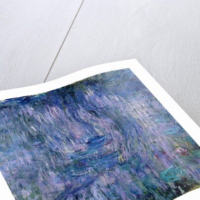 Waterlilies and Reflections of a Willow Tree, 1916-19 by Claude Monet