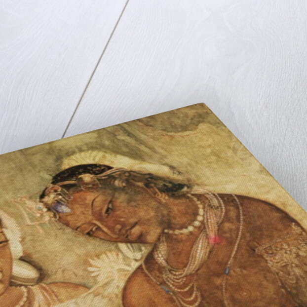 A Princess and her Servant by School Indian