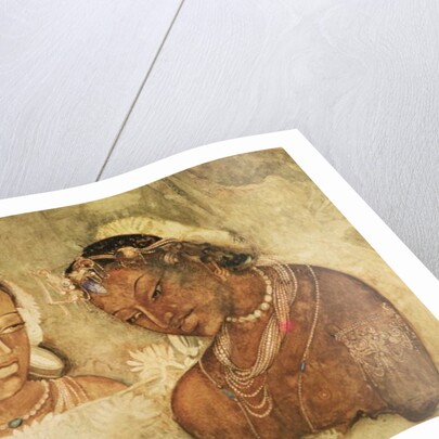 A Princess and her Servant by School Indian