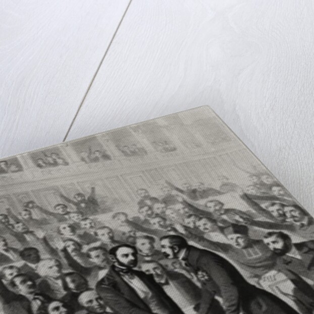 Emperor Louis Napoleon Bonaparte III Shaking Hands with General Petit by French School