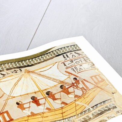 Boatmen on the Nile by Egyptian 18th Dynasty