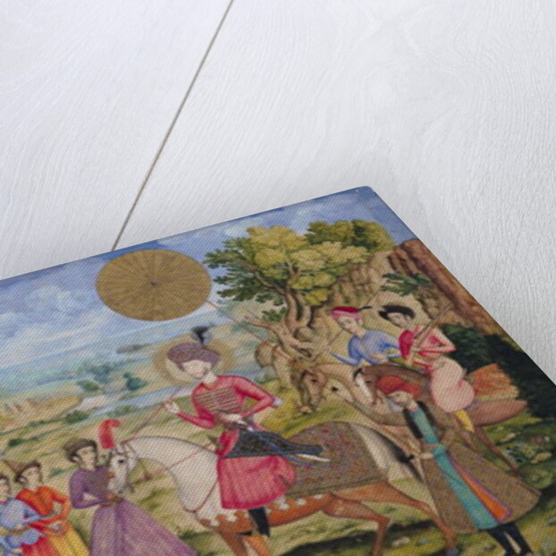 Royal Hunt, from Isfahan, Iran by Islamic School