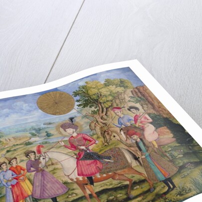 Royal Hunt, from Isfahan, Iran by Islamic School