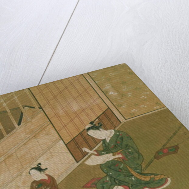 Interior scene, c.1730 by Moromasa Moromasa