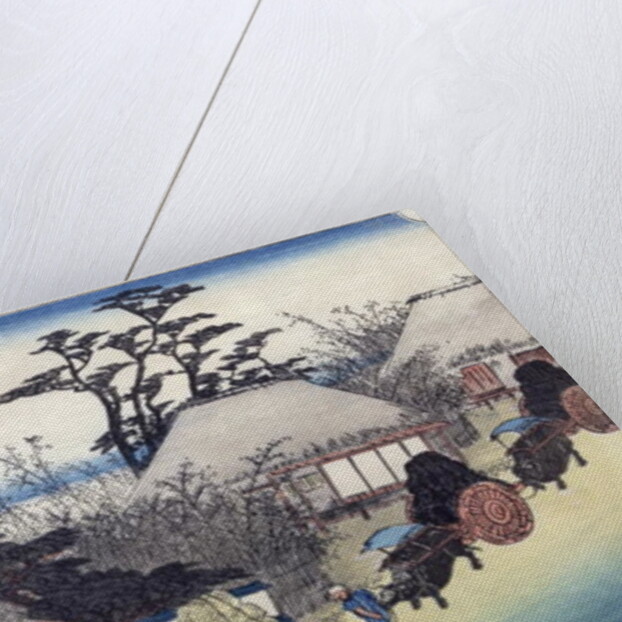 The Teahouse at the Spring, Otsu by Ando or Utagawa Hiroshige