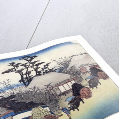 The Teahouse at the Spring, Otsu by Ando or Utagawa Hiroshige