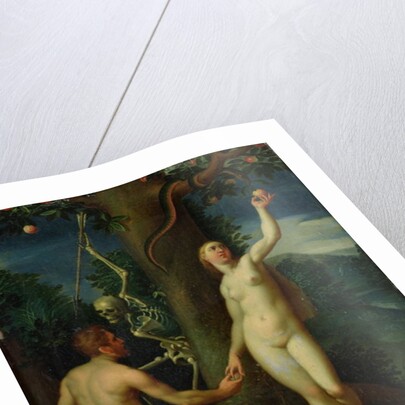 Adam and Eve by Hans I or Johann Rottenhammer