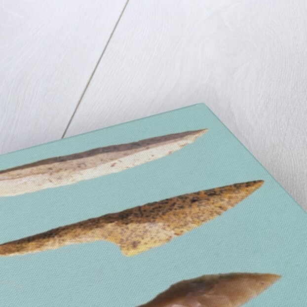 Four Flint Tools, Upper Paleolithic Period, 35000-10000 BC by Prehistoric Prehistoric