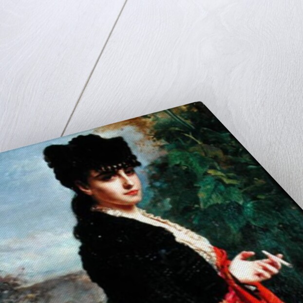 Portrait of a Spanish Woman by Heinrich Wilhelm Schlesinger