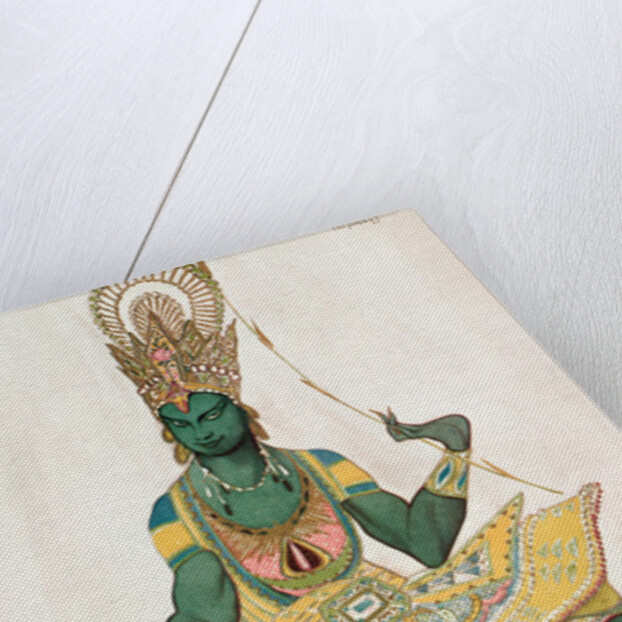 Costume design for Nijinsky for his role as the 'Blue God', 1911 by Leon Bakst