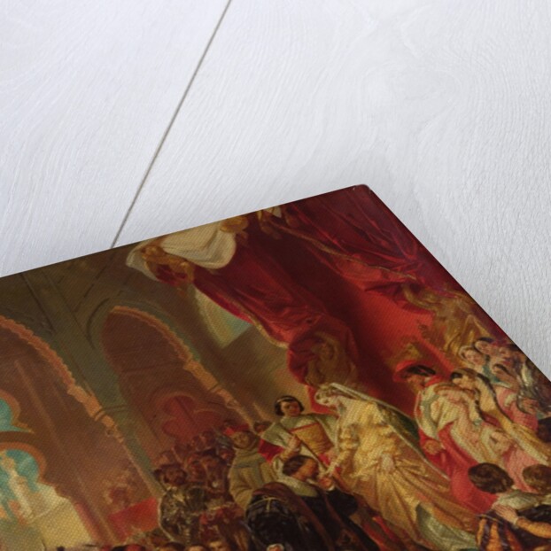 Christopher Columbus Before Ferdinand II of Aragon and Isabella of Castille, 1861 by Eugene Deveria