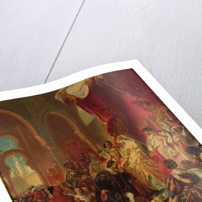 Christopher Columbus Before Ferdinand II of Aragon and Isabella of Castille, 1861 by Eugene Deveria