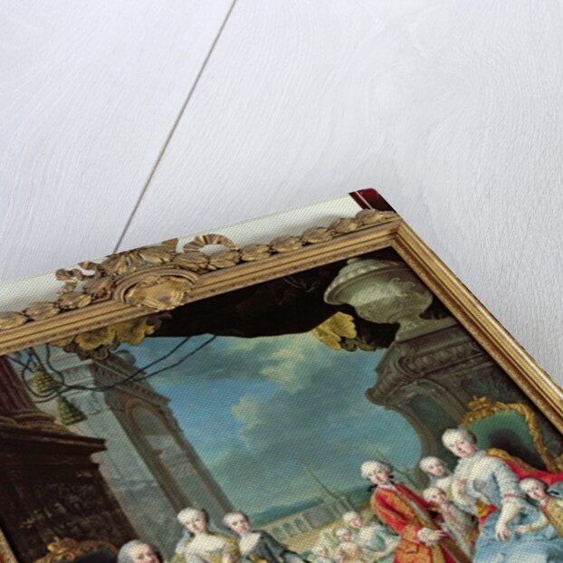 Franz Stephan I with his wife Marie-Therese and their children by Martin van Mytens or Meytens