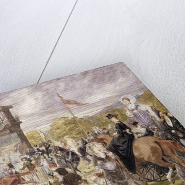 The Races at Longchamp in 1874 by Pierre Gavarni
