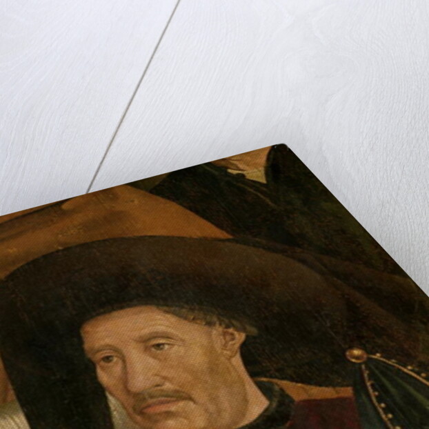 Henry the Navigator detail from the Polyptych of St. Vincent, c.1465 by Nuno Goncalves or Gonzalvez