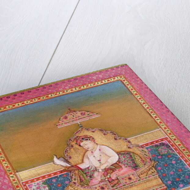 Akbar from an album of portraits of Mughal Emperors at Delhi, 1774 by Indian School