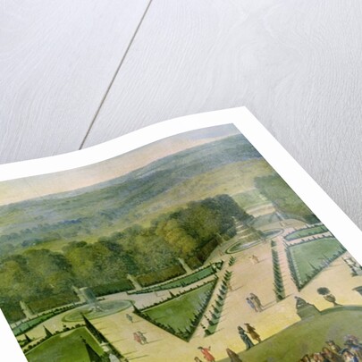 Promenade of Louis XIV by the Parterre du Nord by Etienne Allegrain