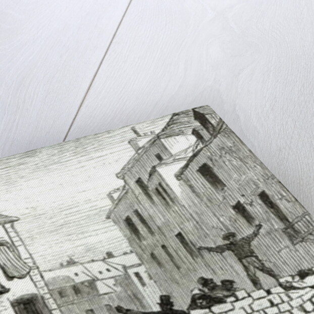 The Barricade by Gustave Brion