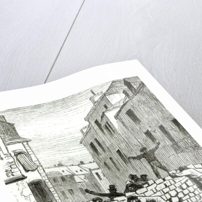 The Barricade by Gustave Brion