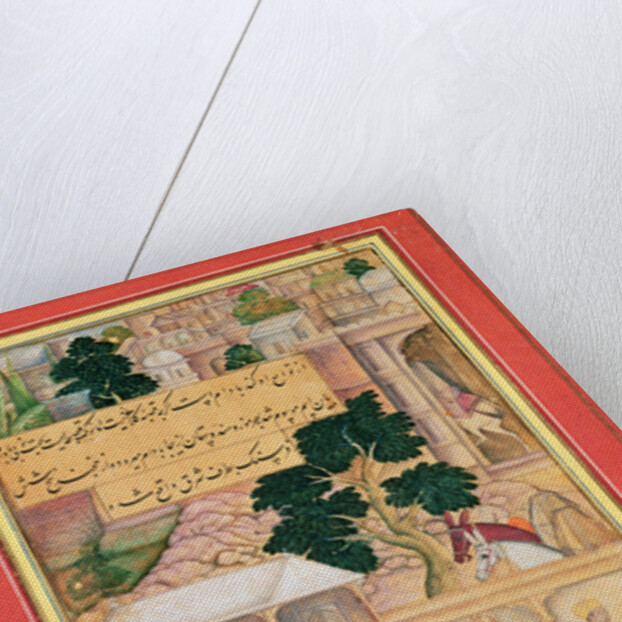 Emperor Babur in conversation with an old man, 15th-17th century by School Indian