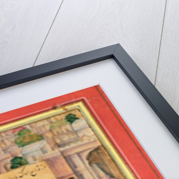 Emperor Babur in conversation with an old man, 15th-17th century by School Indian