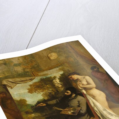 The Artist's Studio, a Real Allegory by Gustave Courbet