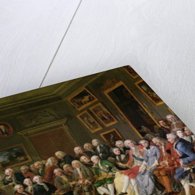 Reading of Voltaire's tragedy 'L'Orphelin de la Chine' in 1755 in the salon of Madame Geoffrin, 1812 by Anicet-Charles Lemonnier