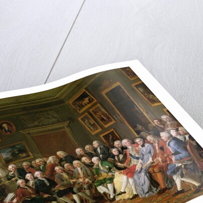 Reading of Voltaire's tragedy 'L'Orphelin de la Chine' in 1755 in the salon of Madame Geoffrin, 1812 by Anicet-Charles Lemonnier