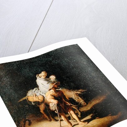 The Flight into Egypt by Gerrit or Gerard Dou