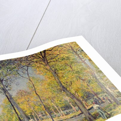 The Bois de Boulogne by Alfred Sisley