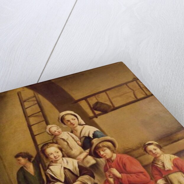 Interior of a Barn by (after) Le Nain Brothers