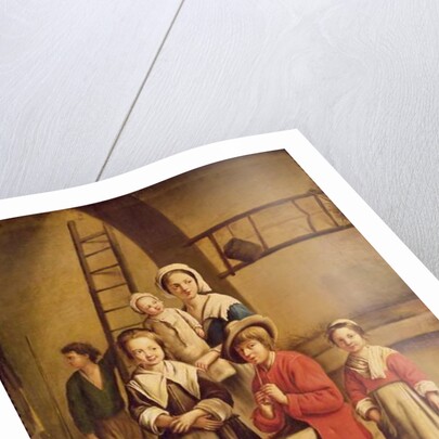 Interior of a Barn by (after) Le Nain Brothers