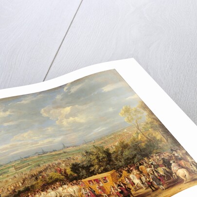 The Entry of Louis XIV and Marie-Therese of Austria in to Arras, 30th July 1667, c.1685 by Adam Frans van der Meulen