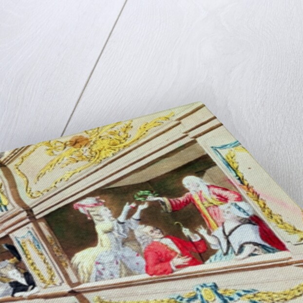 Coronation of Voltaire at the Theatre Francais, 1778 by French School