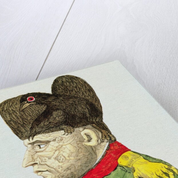 Caricature of Napoleon Bonaparte by English School