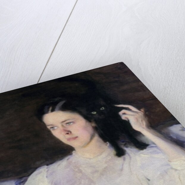 Sita and Sarita, or Young Girl with a Cat, 1893-94 by Cecilia Beaux