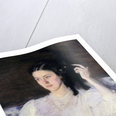 Sita and Sarita, or Young Girl with a Cat, 1893-94 by Cecilia Beaux