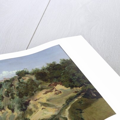 Volterra, 1834 by Jean Baptiste Camille Corot