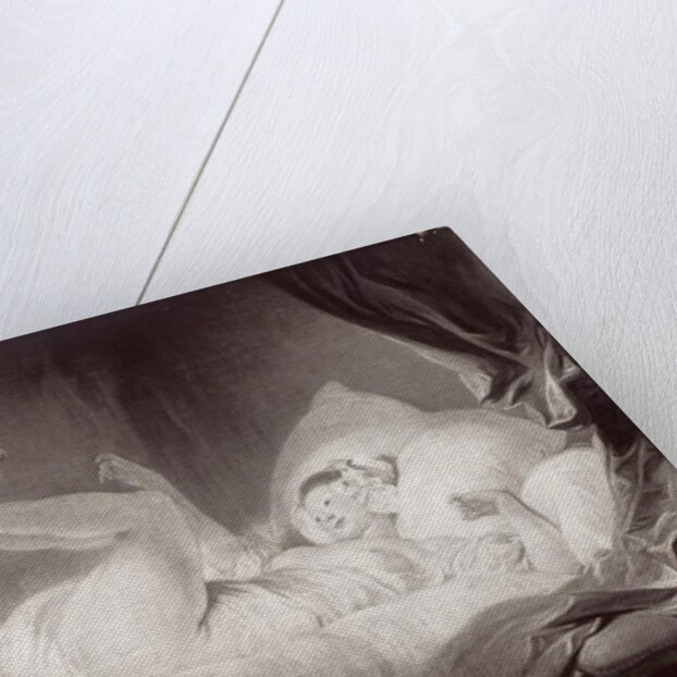 La Gimblette or Young Girl Making her Dog Dance on her Bed by Jean-Honore Fragonard