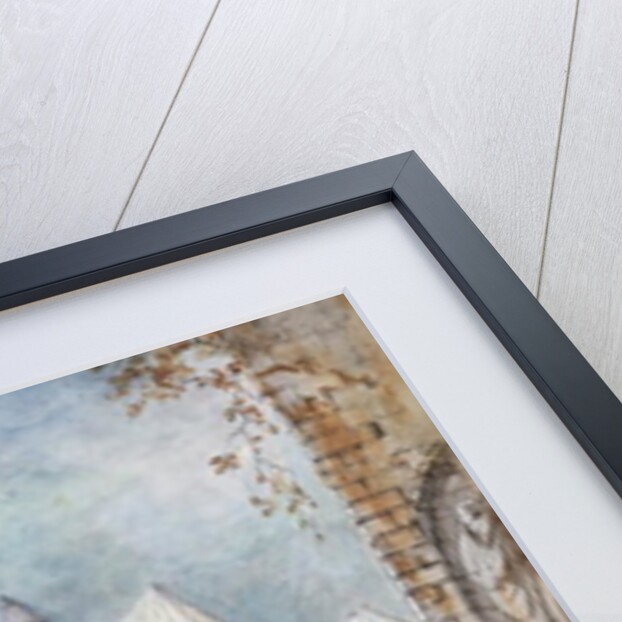 The New Church of Sainte-Genevieve and Saint-Etienne-du-Mont Seen from the Ruins of the Abbey of Sainte-Genevieve in Paris, 1807 by Denise Duchateau