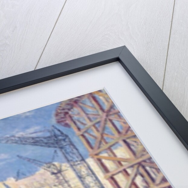 Building Site in Paris, quai de Passy, 1907 by Maximilien Luce