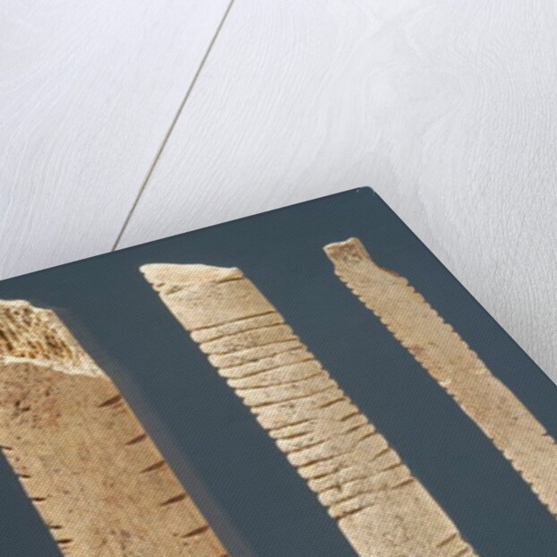 Three decorated bones by Prehistoric Prehistoric