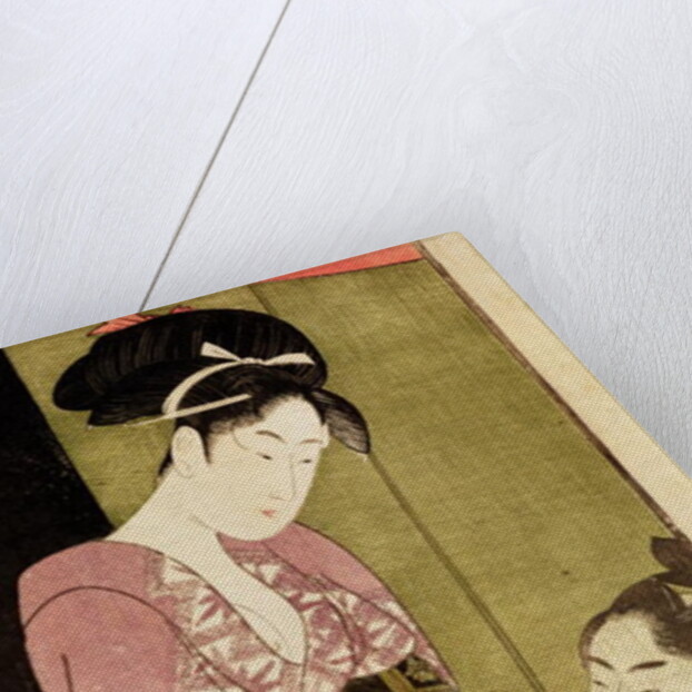 A Man Painting a Woman by Kitagawa Utamaro