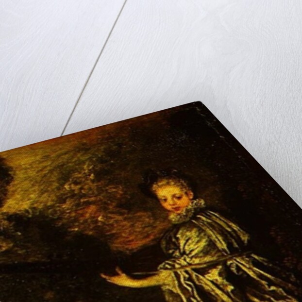 La Finette by Jean Antoine Watteau