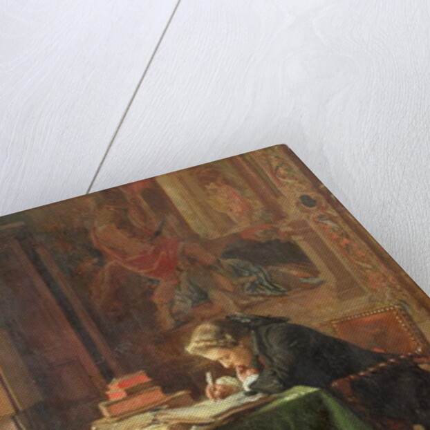 Young Man Writing, 1852 by Jean-Louis Ernest Meissonier