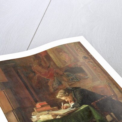 Young Man Writing, 1852 by Jean-Louis Ernest Meissonier