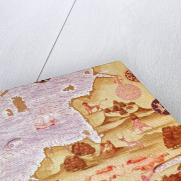 Fol.34v Map of Australia by Guillaume Le Testu