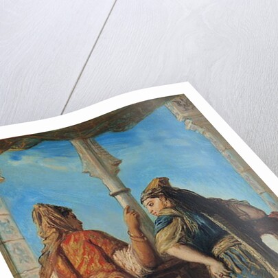 Jewish Women at the Balcony, Algiers, 1849 by Theodore Chasseriau